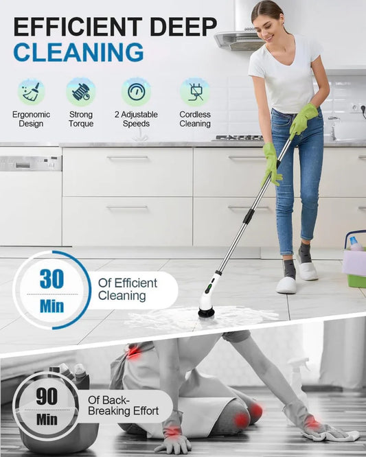 Electric Spin Scrubber (9-in-1)